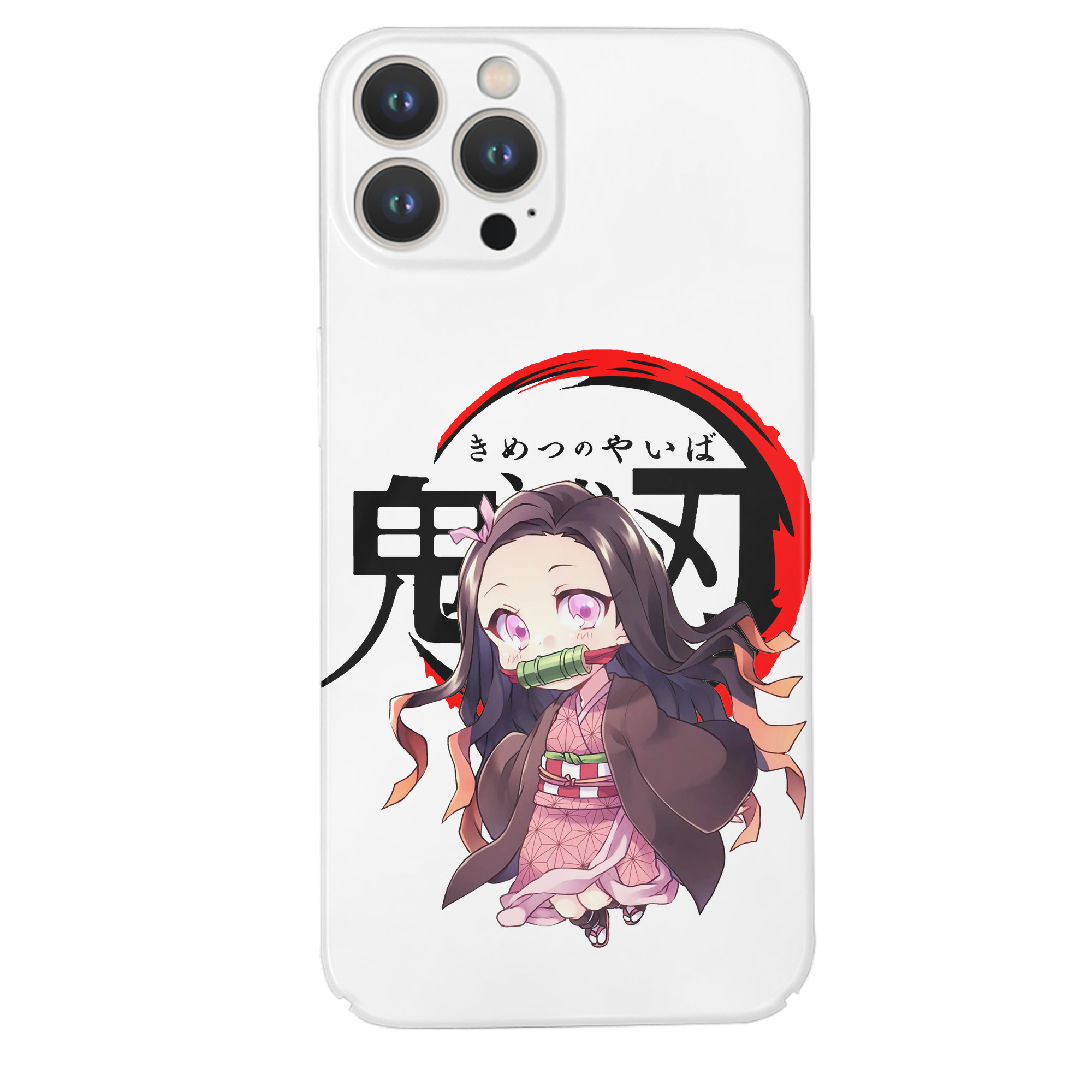 （画像用） 鬼滅の刃（きめつのやいば）竈門 禰󠄀豆子／かまど ねずこ Kamado Nezuko 【iPhone 14シリーズ対応】ハードケース
